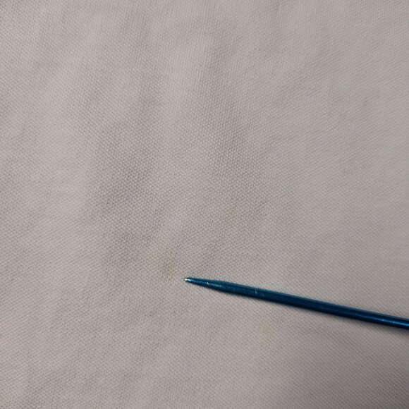 VINTAGE Project E Polo Size Large Pink Gray Stitch Laid Back West Coast - Picture 3 of 15